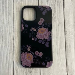 Coach Protective Case for Apple iPhone 12  / iPhone 12 Pro -  Moody Floral Black